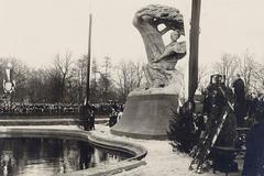 Ceremony of unveiling of Frederick Chopin monument in Warsaw on 14th November 1926
