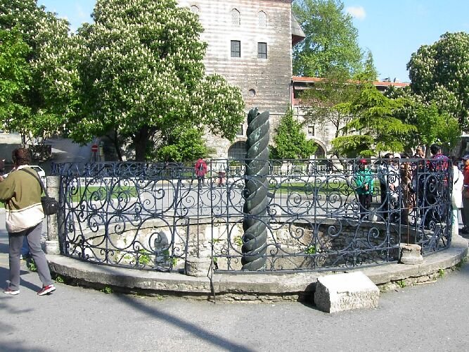 Ancient Serpentine Column at Hippodrome of Constantinople