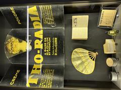Radium and thorium objects displayed in the Curie Museum