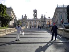 Jacob Truedson Demitz and Emil Eikner at Capitoline Hill Rome 2010