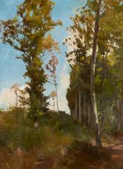 Forest clearing near Purkersdorf painted by Carl Schuch