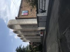 Monument at House Museum of Aram Khachaturian in Armenia