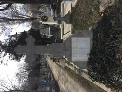 Grave of Teodor Bals at Bellu Cemetery in Bucharest, Romania
