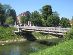 Mrtvaški most bridge over Ljubljanica river