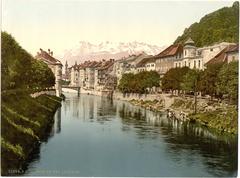 Ljubljana cityscape in the 1890s under Austro-Hungarian Empire
