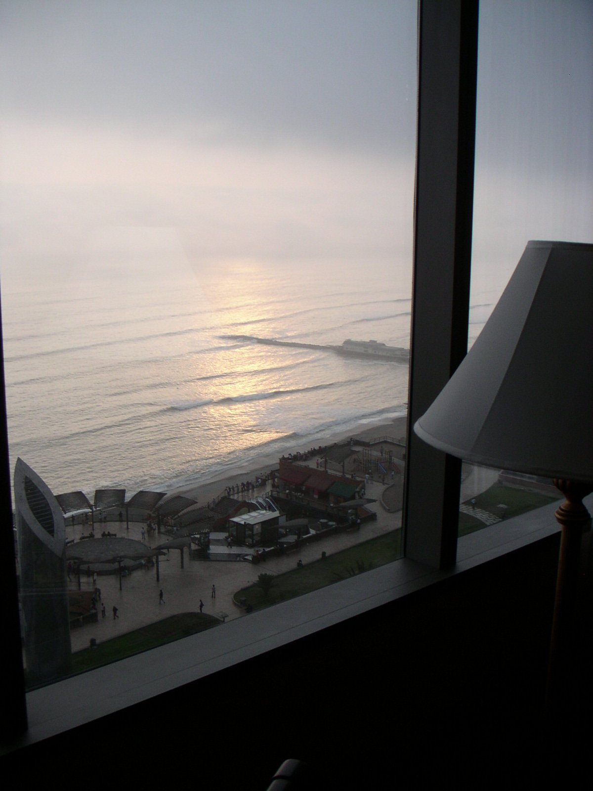 Larcomar shopping center by the sea in Lima