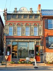 Stoners Store in McConnellsburg Historic District with historic brick buildings and vintage storefronts