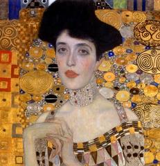 Detail of Adele Bloch-Bauer's face from Portrait of Adele Bloch-Bauer I