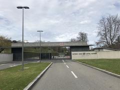 Campus des Nations Unies in Geneva entrance