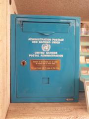 Mailbox at the United Nations office in Geneva