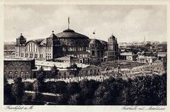 Festhalle in Frankfurt with adjacent trade fair houses