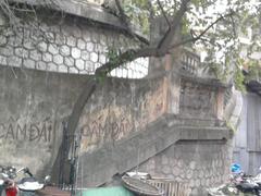 Staircase of Long Bien Railway Station in Hanoi, Vietnam