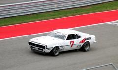 Vintage cars at 2014 COTA event