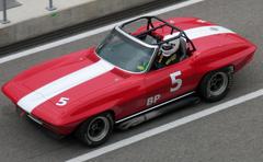 Group of vintage cars at 2014 Circuit of the Americas event