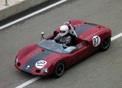Vintage cars racing at the 2014 COTA event