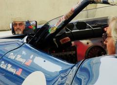 Vintage cars displayed at the 2014 Circuit of The Americas event
