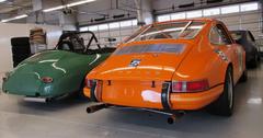 Vintage cars lined up at 2014 COTA event