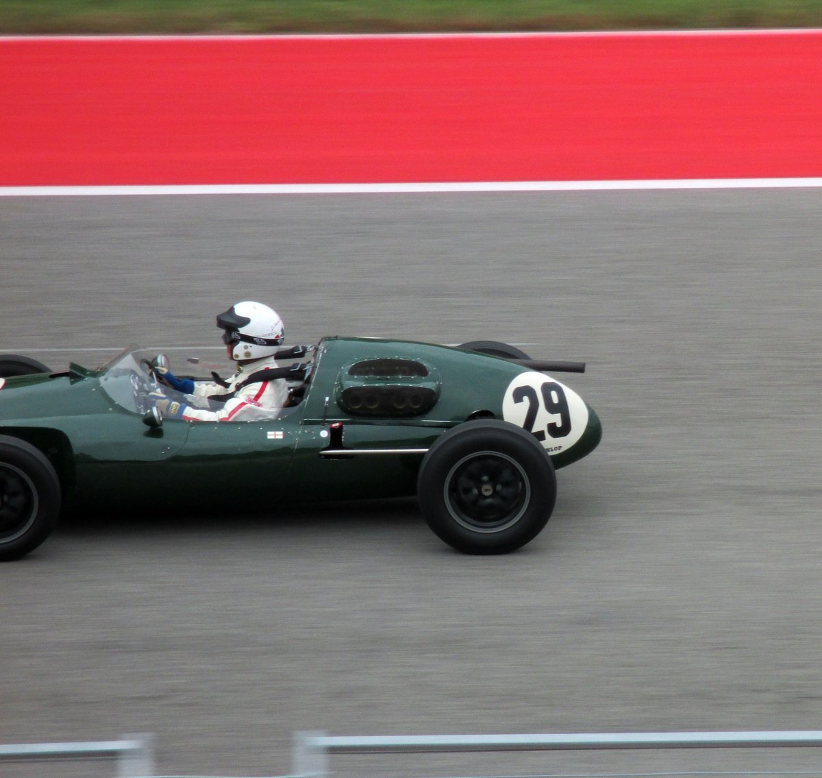 Vintage cars displayed at 2014 COTA event