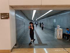 ShiPaiQiao Station passageway on Tianhe Road in Guangzhou, Guangdong in October 2024