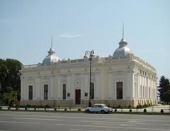 Puppet Theatre in Baku with colorful puppets on stage