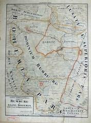 Hand-drawn map of the Rumburk estate