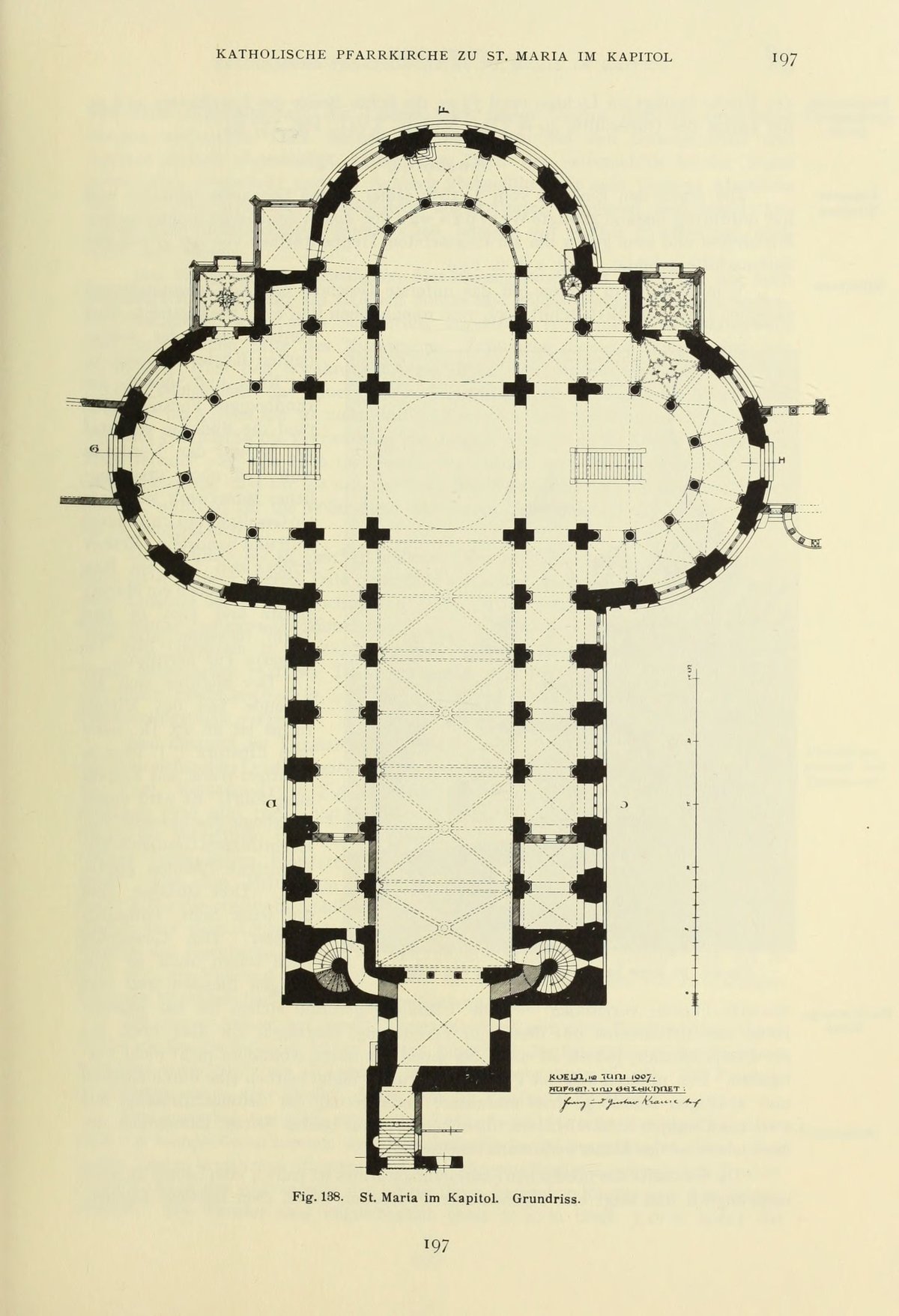 Cover of the book Die Kunstdenkmäler der Stadt Köln Band 7 Abt 1 featuring church monuments of Cologne including St. Gereon, St. Johann Baptist, Marienkirchen, and Gross St. Martin