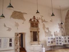 Interior prayer hall of Synagoga Wysoka in Krakow