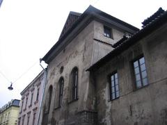 High Synagogue in Krakow Poland exterior view