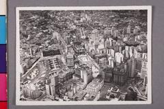 Aerial view of São Paulo Cathedral and surrounding cityscape in São Paulo, Brazil