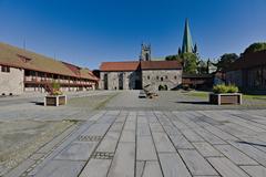 Erkebispegården historic building in Trondheim city