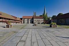 Historic Erkebispegården building in Trondheim Norway