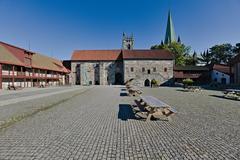 Erkebispegården historic building in Trondheim Norway