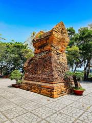 Po Nagar Cham Hindu temple complex with brick towers on Mount Cù Lao in Nha Trang Vietnam