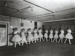Ballet rehearsal around 1905 by Louis Held