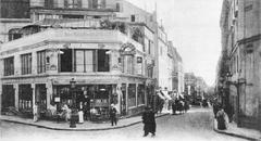 Historic Café de la Nouvelle Athènes in Paris at Place Pigalle before 1900