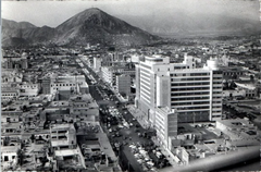 20th century postcard of Avenida Abancay in Lima, Peru