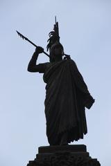 Monument to Cuauhtemoc on Paseo de la Reforma in Mexico City