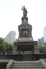 Cuauhtemoc Monument on Paseo de la Reforma in Mexico City