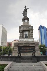Monument to Cuauhtemoc on Paseo de la Reforma in Mexico City