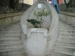 Kamondo Stairs historical staircase in Istanbul Turkey