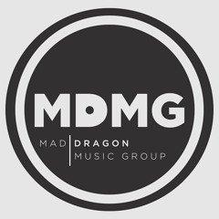 MAD Dragon Music Group logo with dragon design and musical elements