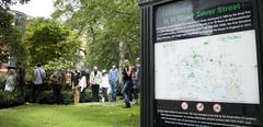 Archaeological sites visited during the hidden history tour of the City of London on 13th September 2014