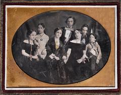 Portraits of the Hoyle Family in classic 19th-century style