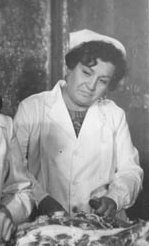 Black and white photo of a scene from the 1968 film Carne by Pepita Muñoz