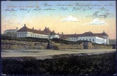 Roman wall in Mirje before Plečnikova renovation in early 20th century