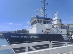 RV Robert Gordon Sproul docked at Nimitz Marine Facility in Point Loma
