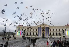 President Nayib Bukele of El Salvador taking oath for his second presidential term in San Salvador on June 1, 2024