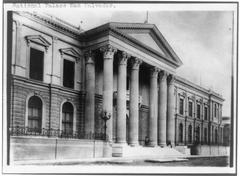 National Palace in San Salvador with historic architecture and central statue