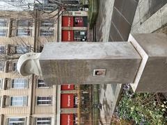 Memorial to firefighter Stéphane Abbes in Lyon honoring his bravery