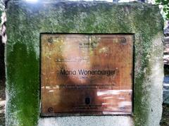 tribute to María Wonderburger in Santa Margarida Park, A Coruña